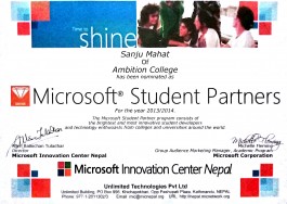 Microsoft student partner