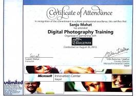 Photography training